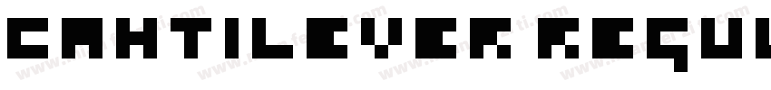 Cantilever Regular Square字体转换